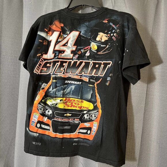 Tony Stewart T-Shirt Unisex Medium NASCAR‎ All Over Print Chase Authentication - Picture 3 of 7